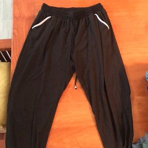 Ross Black and White Sweatpants